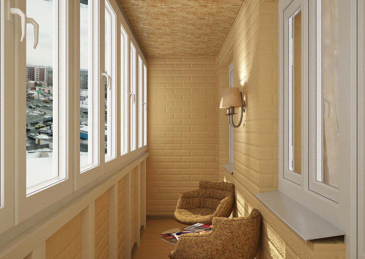 Обшивка отделка балконов и лоджий