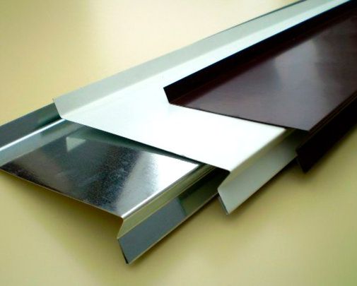 Отливы окрашенные оцинкованные купить киров