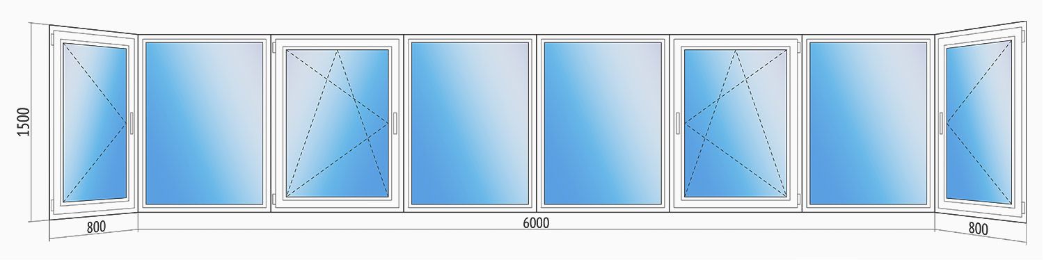 Обшивка отделка балконов и лоджий