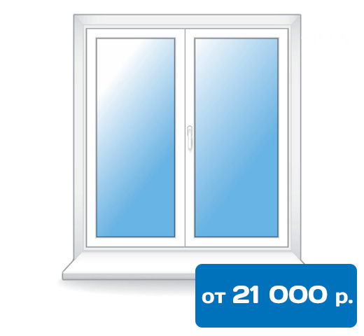 Пластиковое окно под ключ цена с установкой от 10 990 руб.